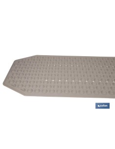 ALFOMBRA PLUS ANTIDESLIZANTE CON VENTOSAS BAÑERA/DUCHA BEIS PIEDRA 40 X104 cm 2