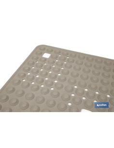 ALFOMBRA PLUS ANTIDESLIZANTE CON VENTOSAS BAÑERA/ DUCHA BEIS PIEDRA 60 X 60 cm 2