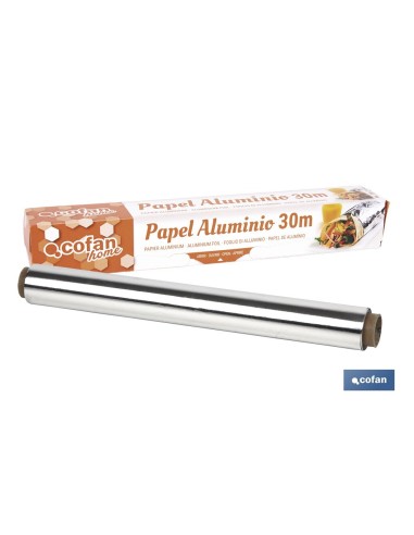 PAPEL ALUMINIO DOMÉSTICO 30M