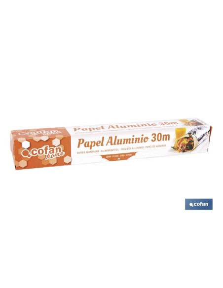PAPEL ALUMINIO DOMÉSTICO 30M