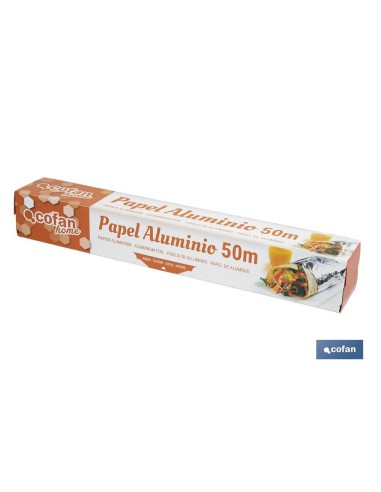 PAPEL ALUMINIO DOMÉSTICO 50M