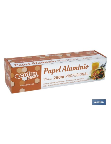 PAPEL ALUMINIO PROFESIONAL 13 MICRAS 2KG