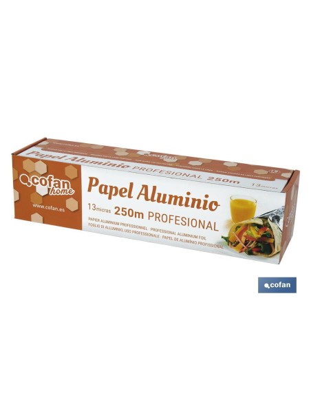 PAPEL ALUMINIO PROFESIONAL 13 MICRAS 2KG