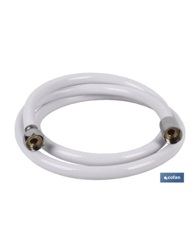 FLEXO DUCHA PVC/LATÓN COLOR BLANCO 1,5M