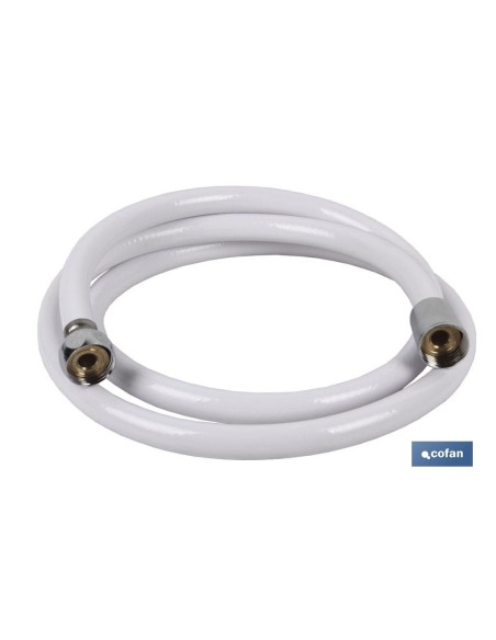 FLEXO DUCHA PVC/LATÓN COLOR BLANCO 1,5M