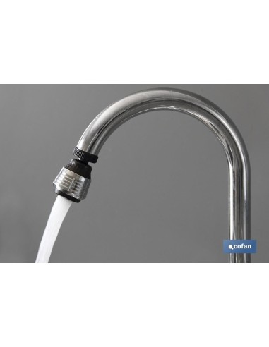 GRIFO BORBOTEADOR 2 FUNC.CON FILTRO AIREADOR AHORRO AGUA Ø38mm