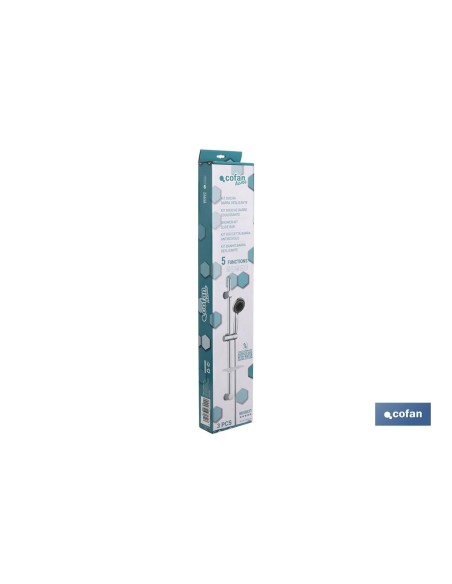 KIT DUCHA BARRA DESLIZANTE 3 PCS 5 FUNCIONES