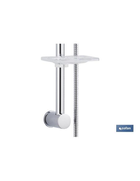 KIT DUCHA BARRA DESLIZANTE 3 PCS 5 FUNCIONES BLANCO