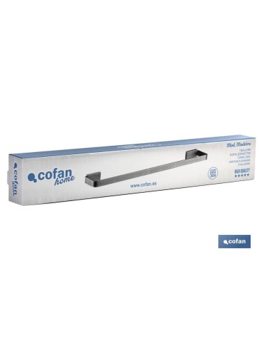 TOALLERO 59 CM GAMA MADEIRA INOX 304 SATIN