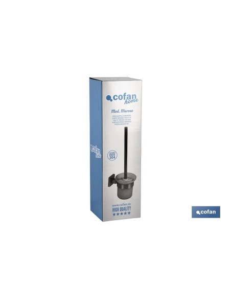 ESCOBILLERO INODORO GAMA MARVAO INOX 304 BRILLO