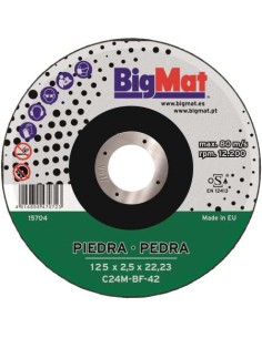 DISCO PIEDRA BIGMAT C24R 125X2,5X22,23 (RETRACTIL) (B) KLINGSPOR