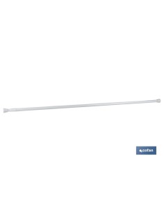 BARRA CORTINA EXTENSIBLE (PRESIÓN) WHITE 61-91 cm