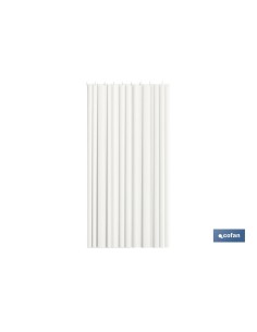 CORTINA DE BAÑO BLANCA POLIÉSTER COLORES 140x200
