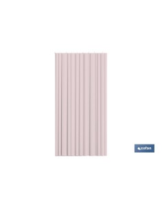 CORTINA DE BAÑO ROSA POLIÉSTER COLORES 140x200