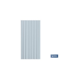 CORTINA DE BAÑO AZUL POLIÉSTER COLORES 140x200