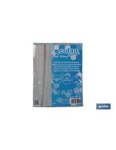 CORTINA DE BAÑO HEXAGONOS POLIÉSTER 220x200