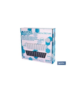 CABEZAL DE DUCHA CUADRADO EXTRAFINO DE ACERO INOXIDABLE 304 NEGRO MATE 24,5 X 24,5 CM 2