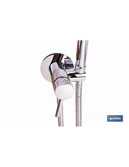 DUCHA HIGIÉNICA PARA INODORO AGUA FRÍA Y CALIENTE COLOR INOX 13 X 7,5 X 10 CM