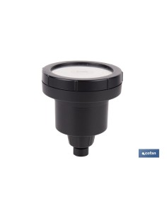 ROCIADOR DE DUCHA CON 15 FILTROS COLOR NEGRO 11,5 X 13,5 CM 2