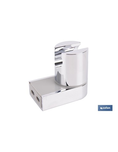 SOPORTE DE DUCHA PARA PARED COLOR CROMO ABS