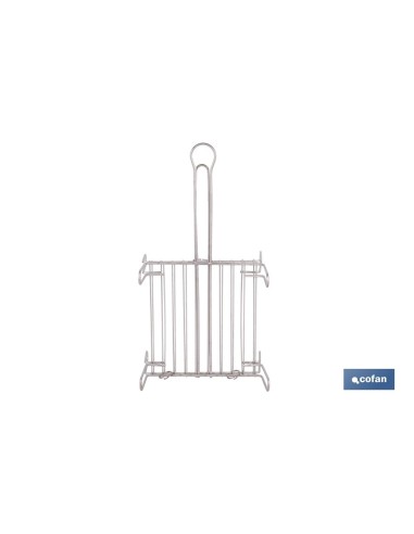 PARRILLA DOBLE INOX 450X 450MM