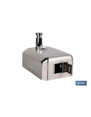 DOSIFICADOR DE JABÓN EN ACERO INOXIDABLE 304 CEPILLADO 500 ML 10 X 6 X 15,5 CM