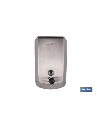 DOSIFICADOR DE JABÓN EN ACERO INOXIDABLE 304 CEPILLADO 1000 ML 12,6 X 6 X 20,3 CM