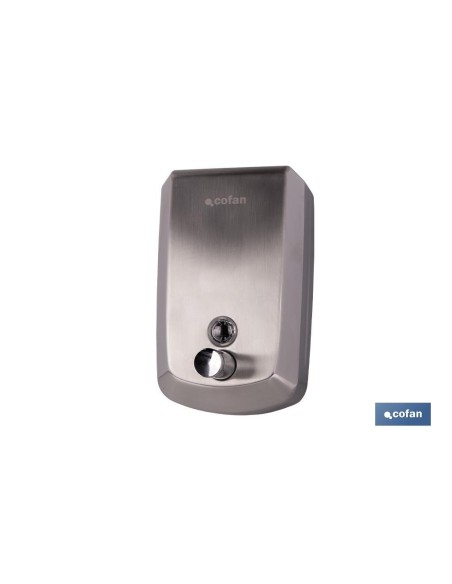 DOSIFICADOR DE JABÓN EN ACERO INOXIDABLE 304 CEPILLADO 1000 ML 12,6 X 6 X 20,3 CM