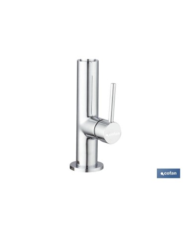 GRIFO COCINA MONOMANDO TUBO FLEXIBLE NEGRO 25 mm