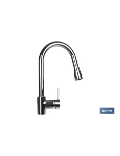 GRIFO COCINA MONOMANDO CON DUCHA 40 MM
