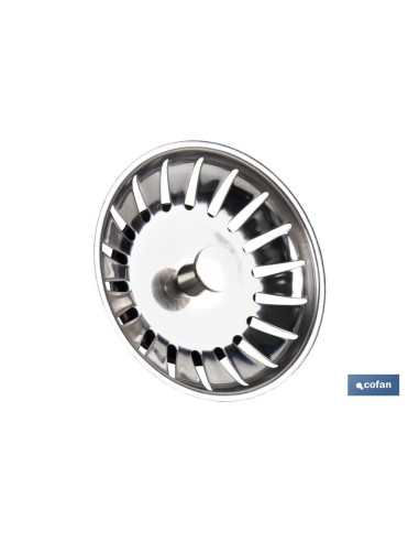 REJILLA FILTRO CESTA DESAGÜE PASADOR METALICO Ø83 MM