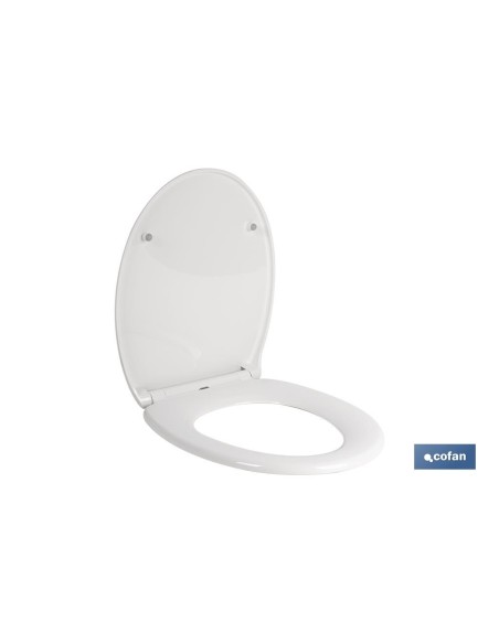 TAPA WC FORMA OVAL LIBERACIÓN RAPIDA 44.9 X 37.5 CM