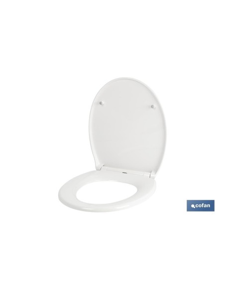 TAPA WC FORMA OVAL LIBERACIÓN RAPIDA 44.9 X 37.5 CM