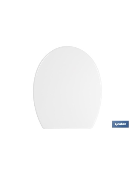 TAPA WC FORMA OVAL LIBERACIÓN RAPIDA 44.9 X 37.5 CM