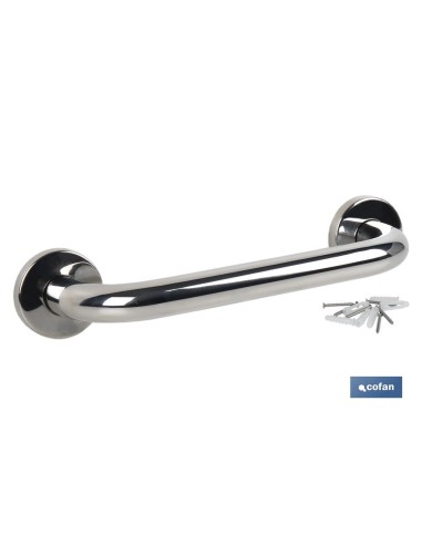 BARRA DE APOYO RECTA DE ACERO INOXIDABLE 304 (30 X 2.5 CM)