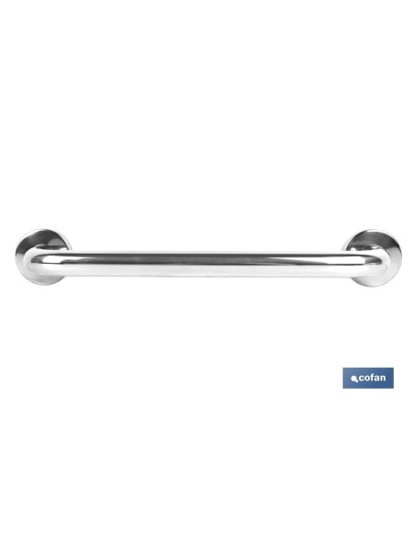 BARRA DE APOYO RECTA DE ACERO INOXIDABLE 304 (40 X 2.5 CM)