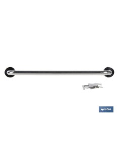 BARRA DE APOYO RECTA DE ACERO INOXIDABLE 304 (60 X 2.5 CM)