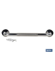 BARRA DE APOYO RECTA ANTIDESLIZANTE DE ACERO INOXIDABLE 304 (30 X 2.5 CM)