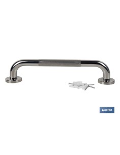 BARRA DE APOYO RECTA ANTIDESLIZANTE DE ACERO INOXIDABLE 304 (30 X 2.5 CM) 2