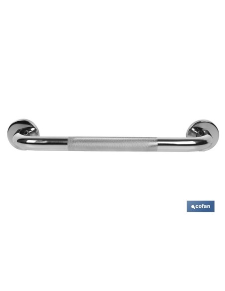 BARRA DE APOYO RECTA ANTIDESLIZANTE DE ACERO INOXIDABLE 304 (40 X 2.5 CM)