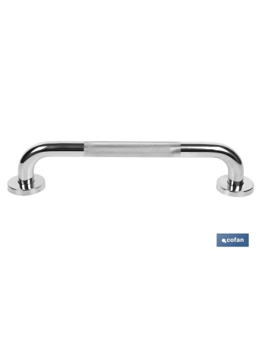 BARRA DE APOYO RECTA ANTIDESLIZANTE DE ACERO INOXIDABLE 304 (40 X 2.5 CM)