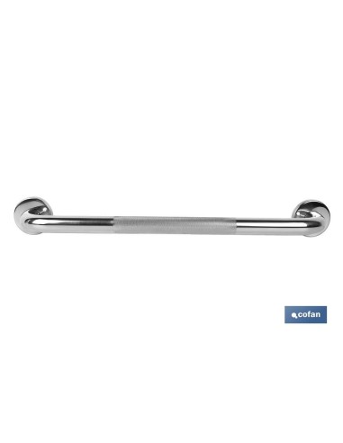 BARRA DE APOYO RECTA ANTIDESLIZANTE DE ACERO INOXIDABLE 304 (50 X 2.5 CM)