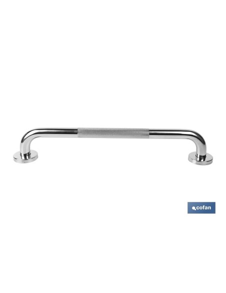 BARRA DE APOYO RECTA ANTIDESLIZANTE DE ACERO INOXIDABLE 304 (50 X 2.5 CM)