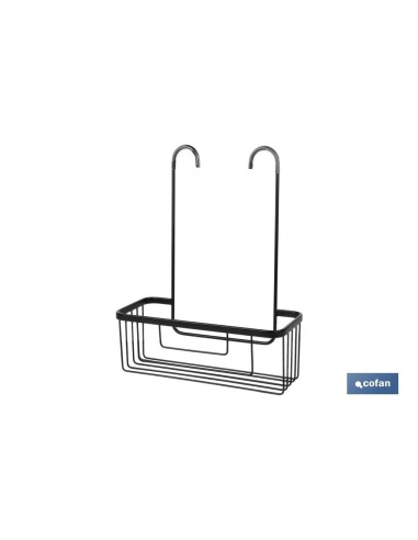 CESTA DUCHA PORTAGEL COLOR NEGRO