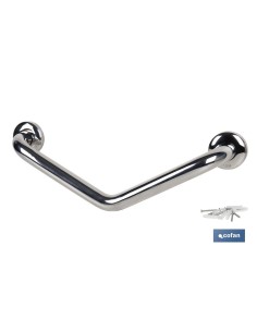 BARRA DE APOYO CON ANGULO DE 135º DE ACERO INOXIDABLE 304 (50 x 3.2 CM) 2