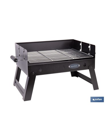BARBACOA DE CARBÓN PORTÁTIL 455 X 345 X 315 MM