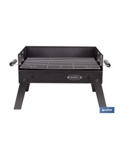 BARBACOA DE CARBÓN PORTÁTIL 455 X 345 X 315 MM 2