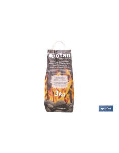 BOLSA BRIQUETAS CARBON VEGETAL 3 KGS