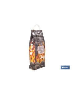 BOLSA BRIQUETAS CARBON VEGETAL 3 KGS 2