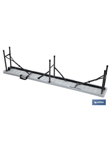 BANCO PLEGABLE RECTANGULAR BLANCO 180x25x43cm